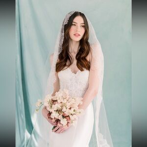 Mantilla Wedding Veil 35in Chantilly Lace